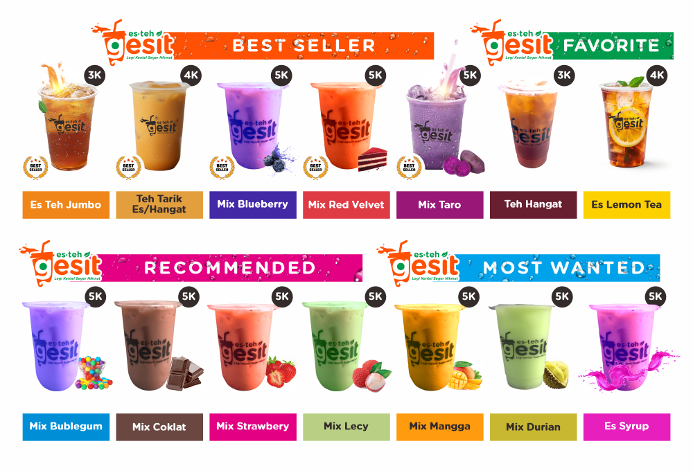 varian rasa es teh gesit